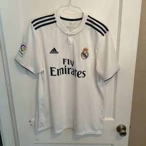 REAL MADRID 2013 2014 HOME FOOTBALL SHIRT SOCCER JERSEY ADIDAS Mens- XL